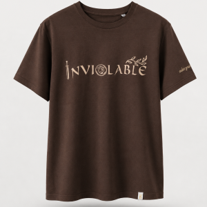 inviolable t shirt braun